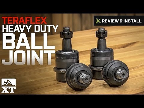 Jeep Wrangler Teraflex Heavy Duty Ball Joint Set of 4 (2007-2012 JK) Review & Install