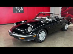 1987 Alfa Romeo Spyder Graduate Italian Style