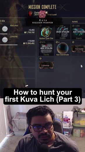 Replying to @zcripturez How to hunt a Kuva Lich (part 3) #warframe #gaming