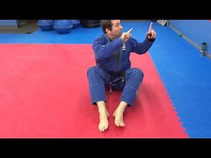 Basic Jiu-Jitsu backward roll
