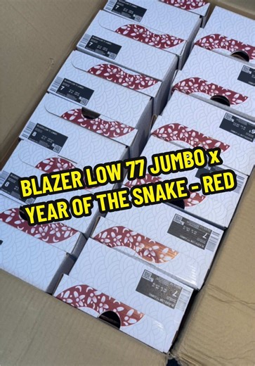 BLAZER LOW 77 JUMBO: YEAR OF THE SNAKE - RED Edition