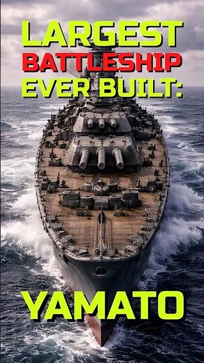 The Largest Battleship Ever Built: YAMATO