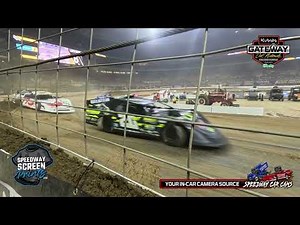 Turn 2 - 8 Laps - Super Late Model - Gateway Dirt Nationals 2025 - In-Car Camera