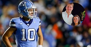 PHOTO: Drake Maye’s GF Ann Michael shares adorable snap with UNC QB on Valentine’s Day - “Love you always”