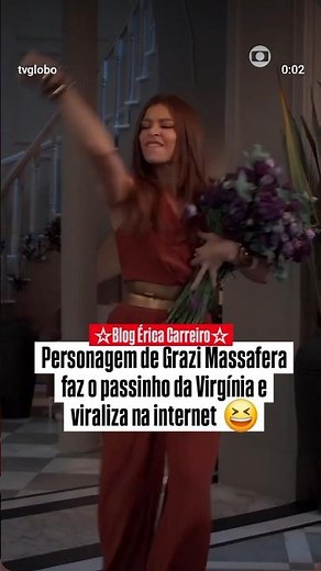 ♥️😁 Grazi fazendo a dancinha da Virgínia na novela #virginiafonseca #novela #meme