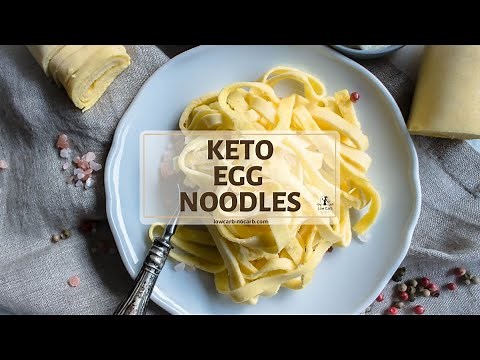 Keto Egg Noodles with Almond Flour Recipe