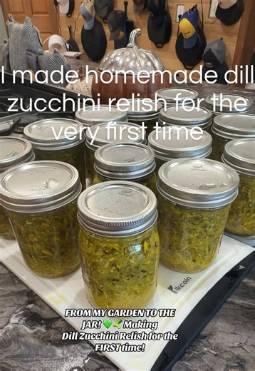 Dill Zucchini Relish Recipe from Garden to Jar — First Time Canning