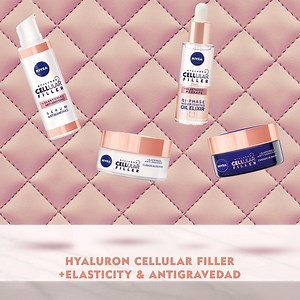 2K views · 67 reactions | ¡Nuevo! Para las pieles maduras que necesitan una rutina antiedad ➡ NIVEA Hyaluron Cellular Filler Elasticidad & Antigravedad ¡Conoce toda la gama aquí! ➡ https://bit.ly/2GAzyJY | NIVEA | Facebook