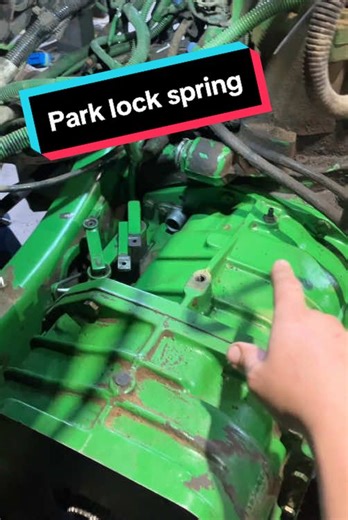 Park Lock Spring Replacement Procedure for John Deere