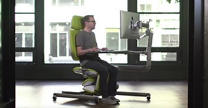 The Altwork Station cures the standing desk blues with its reclining design