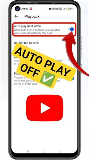 YouTube Autoplay Off | How to Turn YouTube Autoplay Off #shorts 👆🔥