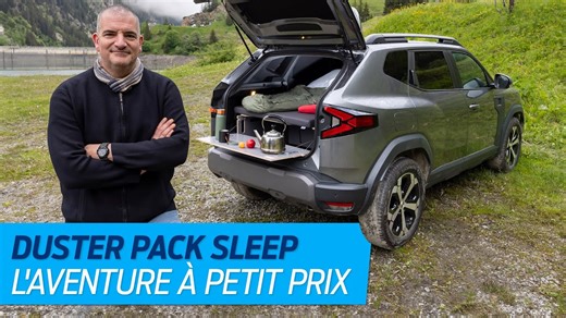 Vidéo : Dacia Duster Pack Sleep : aménagez votre SUV et bivouaquez en pleine nature