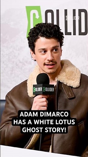 Adam DiMarco has a White Lotus Ghost Story! 👻 #sundance #whitelotus #ghost