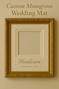 Custom Embossed Matboard – Personalized Picture Mat | Wedding Keepsake | Anniversary Gift | Luxury Photo Display | Custom Framing Insert - Etsy
