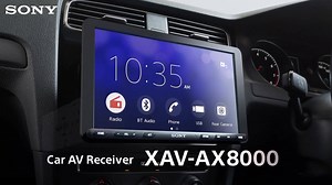 Stream music, get directions, do it all on the large screen display of the all-new Sony XAV AX8000. Know more: https://bit.ly/3htAFLu | Sony India