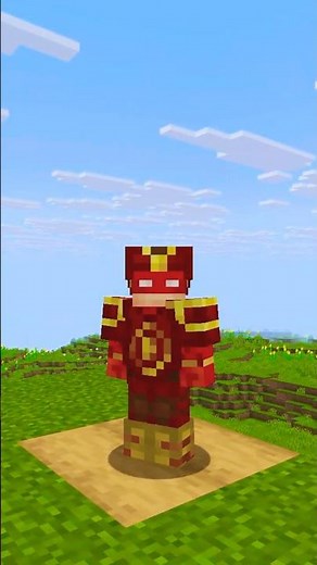 Minecraft Flash Armor Trim ⚡ (No Mods!) #shorts