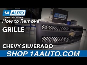 How to Remove Grille 07-13 Chevy Silverado