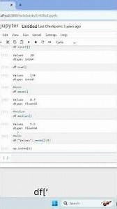 Mean, Median, Mode, Sum, Count, Frequency all in one Python #7