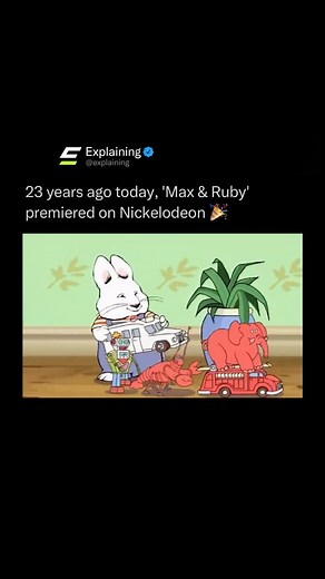 Explaining | Max and Ruby is a classic children’s show that follows two sibling bunnies with totally different personalities. Max is the curious,... | Instagram