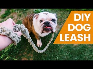 How to make Boho Style Macrame Dog Leash - DIY Dog Leash & Collar
