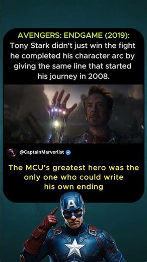 THE ONLY LINE TONY STARK COULD SAY 😭