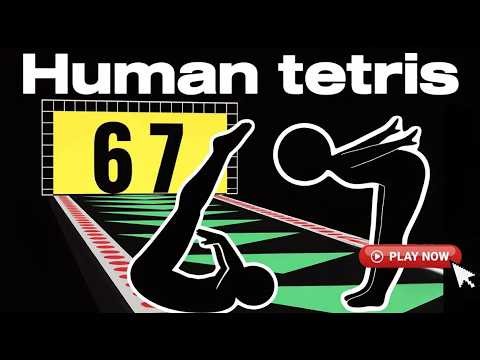 HUMAN TETRIS Numbers Version | Couple's Co-Op | Immersive Interactive Warm-Up #7