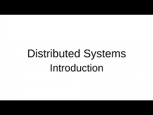 01 - Distributed Systems in Arabic (introduction)