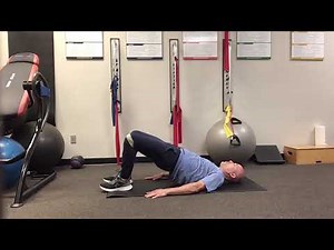Glute Bridge w/ Clamshells