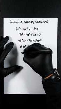 GCSE Mathematics: How to Solve a Cubic Equation