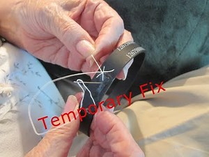 Broken Vacuum Cleaner Belt *Glue+Sewing*FIX