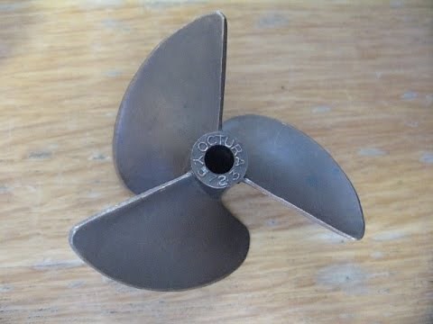 HOW TO Balance a Model Power Boat Propeller.