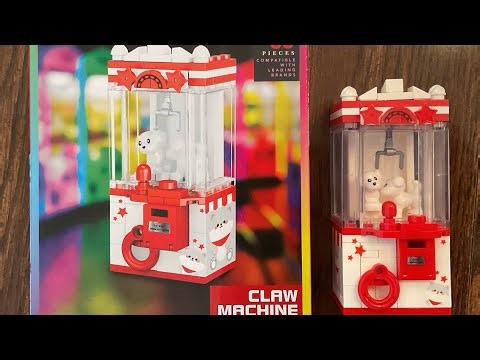 Let’s Build Block Tech Arcade Classics Claw Machine | LEGO alternative from Five Below