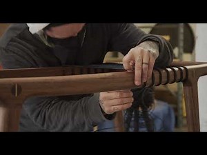 Danish Cord Walnut Bench