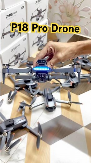 Best drone P18 pro 🔥 Brushless motor motor drone foldable drone dual camera ￼