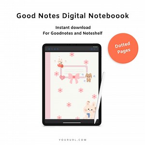 Good Notes Digital Notebook | Cute, Aesthetic, Instant Download - Etsy