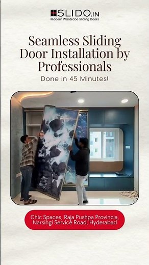 SLIDING DOOR INSTALLATION BY OUR EXPERT INSTALLATION TEAM