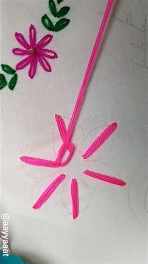 Needlework embroidery #shorts #trending #embroidery #stitch #handembroidery