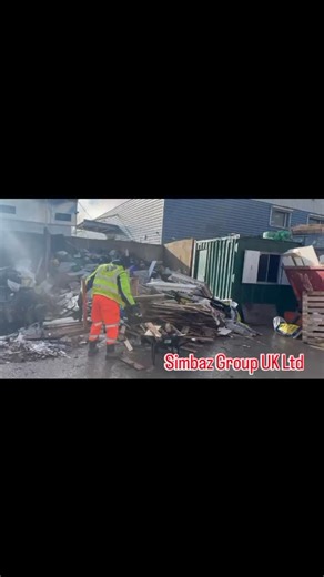 Simbaz Group UK Ltd on Instagram: "Simbaz Group UK Ltd Efficient Waste Sorting & Safe Handling Well trained waste management worker carefully separating and sorting wood and other materials from mixed rubbish prior to disposal. The worker is wearing full safety equipment, including high-visibility clothing and protective gear, and is carrying out the task in a controlled and safe manner. Ensures responsible waste handling, improved recycling efficiency, and compliance with safety and environment