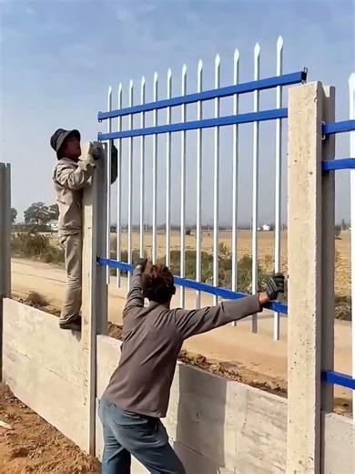 Modern fence construction process