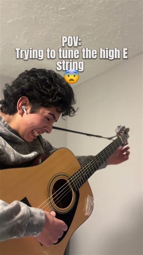 POV: trying to tune the high E string 🫩