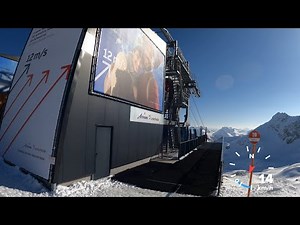 Arosa-Lenzerheide skiing from slope 20 (4K)