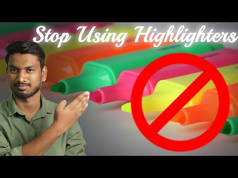 STOP! Don't Use a Highlighter Until You Watch This!