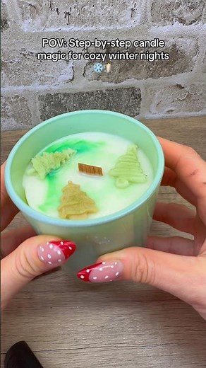 🔥 Step-by-Step: Making a Cozy Winter Candle That Feels Like Magic ❄️🕯