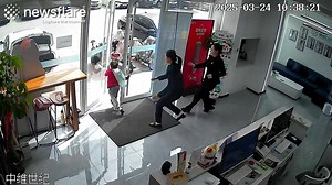CCTV captured this boy's escape attempt, in the middle of a tooth extraction! 😅 | Newsflare