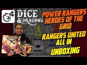 Dice and Dragons - Power Rangers Heroes of the Grind Ranger United All In Unboxing