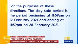 43K views · 356 reactions | Victoria has announced one new case of community transmission overnight as millions begin a five-day snap lockdown. #9News | Nightly at 6.00pm | 9 News Melbourne | Facebook