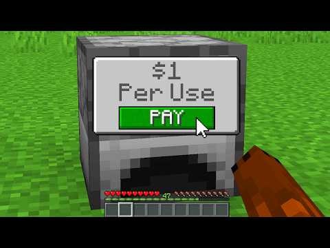 Minecraft, But EVERYTHING is Behind a Paywall