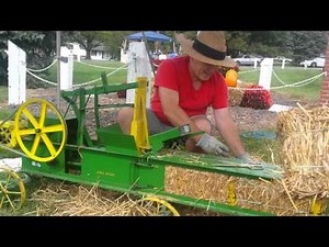 Miniature Hay Baler, with Mr. Gene