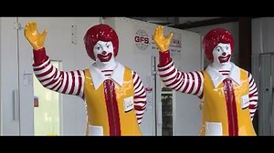Decades Old Ronald McDonald Statues Get Makeovers