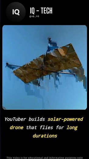 Solar Powered Drone Flies Indefinitely | Luke Maximo Bell’s High-Efficiency Drone Innovation